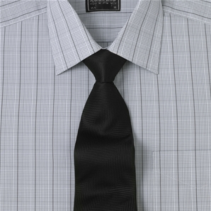 Savile Row Grey Prince of Wales Check Shirt