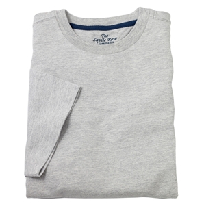 Grey Short Sleeve Crew Neck T-Shirt