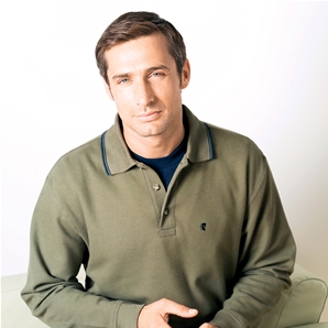 Savile Row Khaki Savvy Heavy-Weight Polo