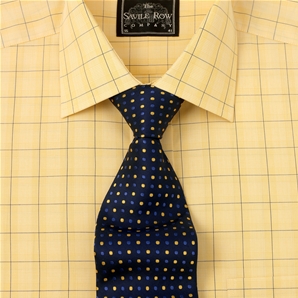 Savile Row Lemon Prince of Wales Check Shirt