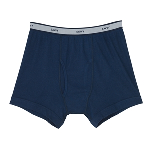 Savile Row Navy Bamboo Trunks