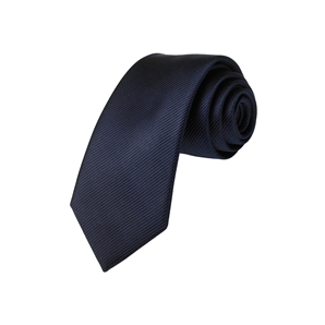 Navy Skinny Pure Silk Tie