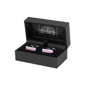 Savile Row Pale Pink Bullet-Shaped Savile Row Co Cufflink