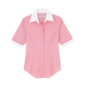 Savile Row Pink Clara Short-Sleeve Shirt