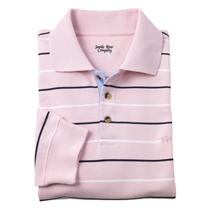Savile Row Pink/Navy/White Striped Sweatshirt