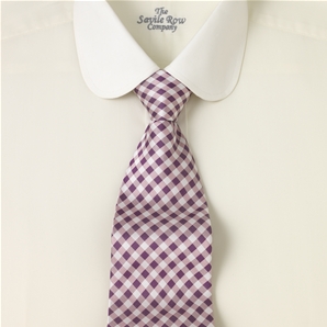 Savile Row Plain Cream Cotton Round Collar Shirt