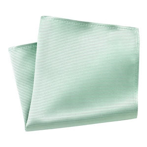 Plain Mint Silk Handkerchief