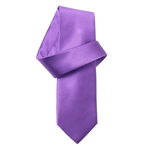 Savile Row Plain Purple Pure Silk Tie