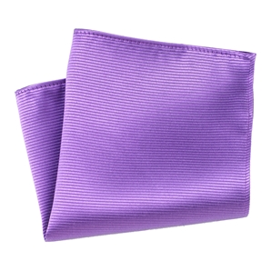 Savile Row Plain Purple Silk Handkerchief