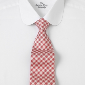 Savile Row Plain White Cotton, Round Collar Shirt