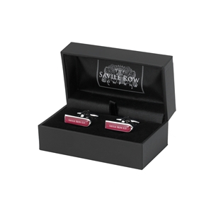 Savile Row Red Bullet-Shaped Savile Row Co Cufflink