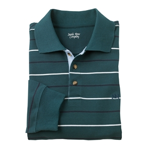Savile Row Teal/Navy/White Striped Sweatshirt