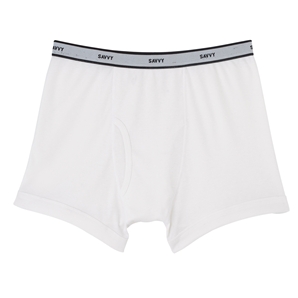 Savile Row White Bamboo Trunks