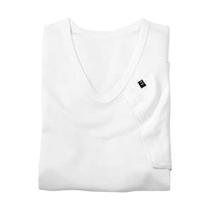 Savile Row White Bamboo V-Neck Vest