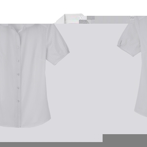 Savile Row White Stripe Amy Rounded-Collar Shirt