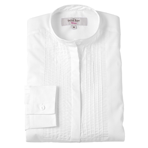 Savile Row White Taylor Pintuck Shirt