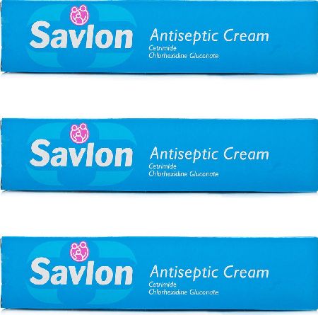 Savlon, 2102[^]0106424 Antiseptic Cream 100g - Triple Pack