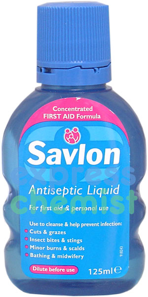 Savlon Blue Antiseptic Liquid 125ml