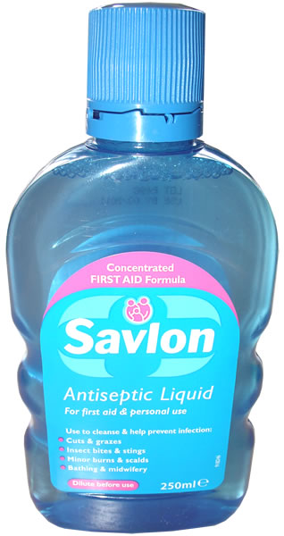 Savlon Blue Antiseptic Liquid 250ml