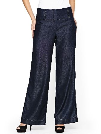 Savoir Wide Leg Casual Trousers