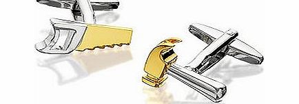 Saw And Hammer Cufflinks - 014507