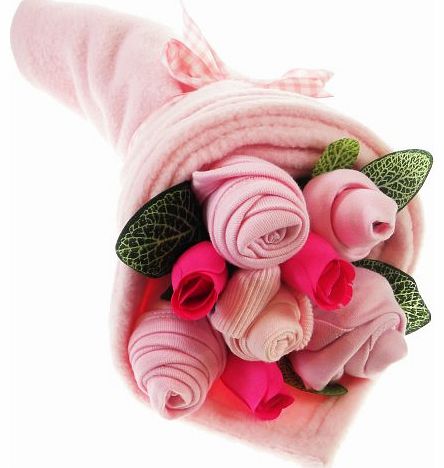 Say It Baby Traditional Baby Pinks Clothes Bouquet