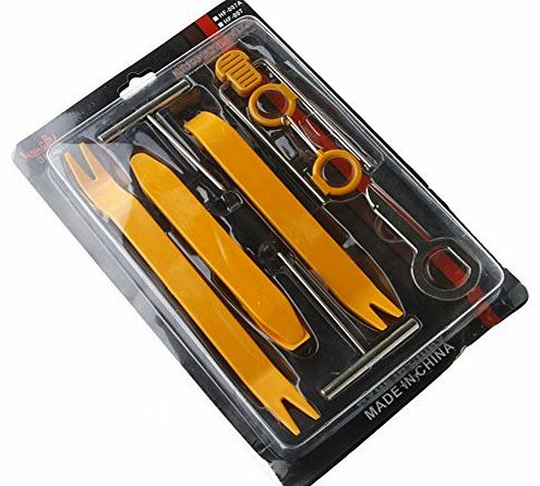 SaySure - 12Pcs Practical Install Removal Repiar Tool For Car Audio Orange