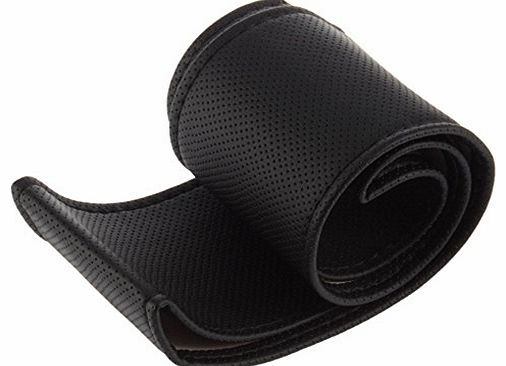 SaySure - 1pcs Black DIY Car Steering Wheel Cover With Needles