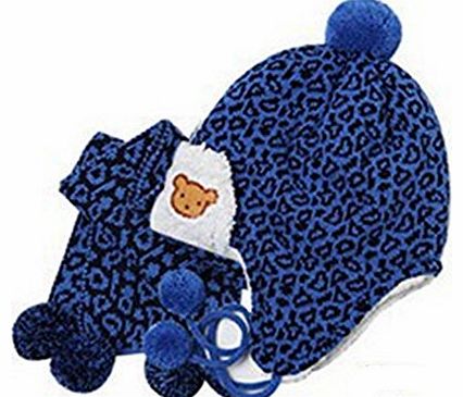 SaySure - Baby Winter Hat Child Hat Leopard Print Hat Perimeter