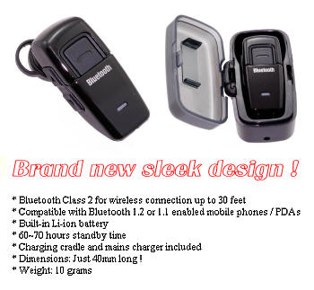 SB Audiovox CDM-8940 Compatible Bluetooth Headset