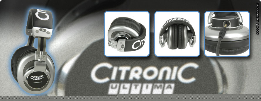 SB Citronic HP500PRO DJ Headphones (NEW VERSION)