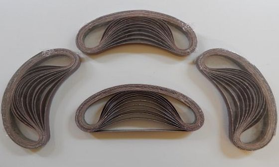 SBS 48 Piece Fabric Sanding Belts 13 x 457 MM Grain Each 8 x 40 / 60 / 80 / 120 / 180 / 240 Black and Decker Power File amp;