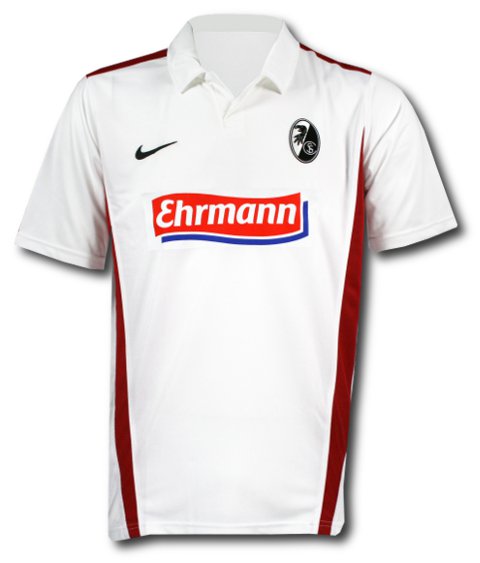 SC Freiburg Nike 2010-11 SC Freiburg Nike Away Football Shirt