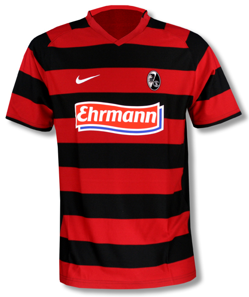 SC Freiburg Nike 2011-12 SC Freiburg Home Nike Football Shirt