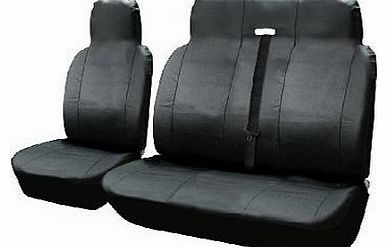SC-SP-MP Nissan Cabstar 00-06 Flat Bed Leather Look Van Seat Covers Single Drivers And Double Passengers Seat Covers Set