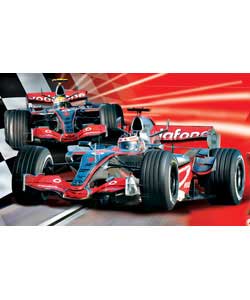 Scalextric Micro Vodafone Mclaren Mercedes Set