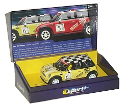 Scalextric Mini Cooper ``John Cooper Challenge `` Car No 6