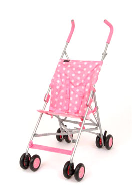 Scallywags Cadet Buggy Pink Polkadot