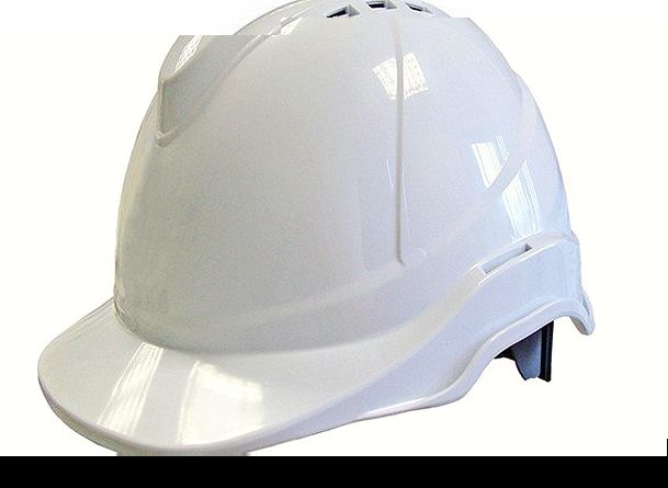 Scan PPESHSUPW Superior Ventilated Safety Helmet - White