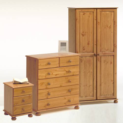 Scandinavian Pine Aarhus Bedroom Set 3 21203