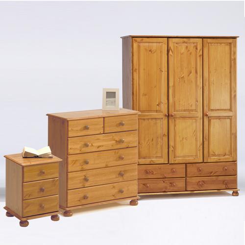 Scandinavian Pine Aarhus Bedroom Set 4 213