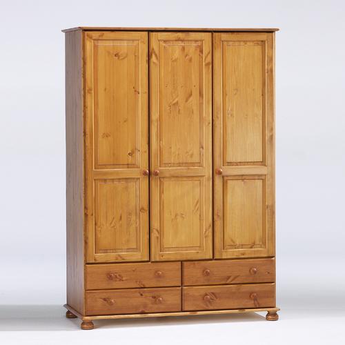 Scandinavian Pine Aarhus Wardrobe Triple 102.30201.34