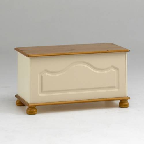 Scandinavian Pine Arabella Painted Blanket Box