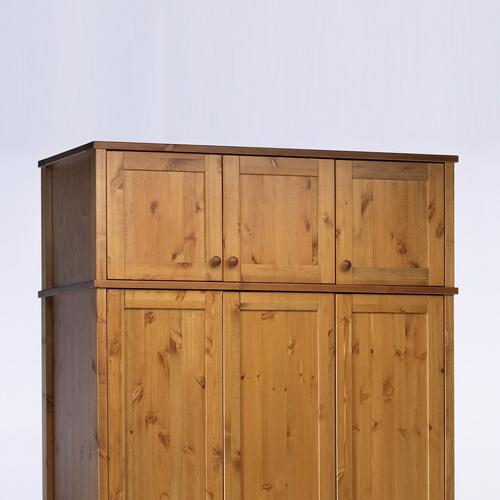 Scandinavian Pine Olsen Topbox for 3 Door Robe