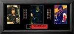 Scarface Trio Film Cell: 245mm x 540mm (approx). - black frame with black mount