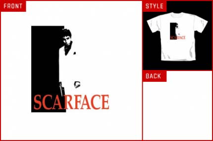 Scarface (White Onesheet) T-shirt