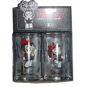 Scary Miss Mary Miss Mary Collectors 2 Piece Glass Set
