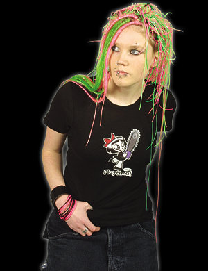 Scary Miss Mary Playtime Fitted T- Shirt