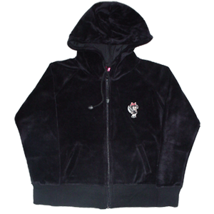 Scary Miss Mary Velour Hooded Top