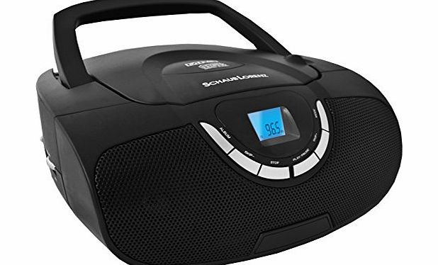 Schaub Lorenz BB 300-C Portable CD Radio (AM/FM-Radio, CD/MP3-Player, AUX-In)